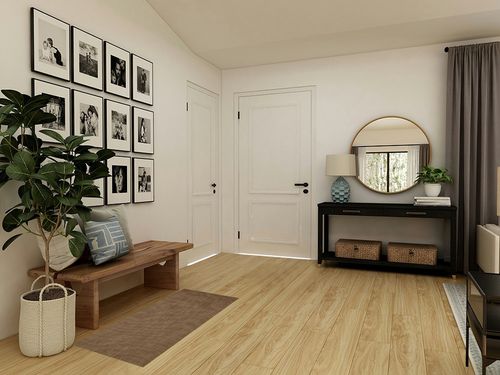 Plow & Hearth Dalton 2x3'6" Fireproof Hearth Rug | Mocha | Wool Blend Fireplace Mat | Protect Home Décor Hardwood Floor and Carpet from Sparks and Embers Wood Stove in Transitional Minimalistic Entryway