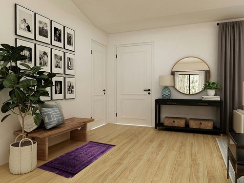 Modefa Velvet Prayer Rug - Soft Plush Turkish Janamaz Sajada Carpet for Men and Women - Plain Solid Prayer Mat Ramadan Eid Gift - with Prayer Beads - Luxury Floral Stamp (Purple) in Transitional Minimalistic Entryway