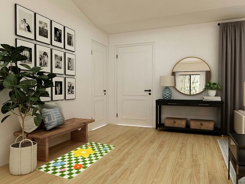 Green Checkered Rug for Living Room 19.7" x 47.2" Checkerboard Carpet Bedroom Bedside Rug Sofa Coffee Table Area Rug Soft Floor Mats Home Decor Anti-Slip Doormat in Transitional Minimalistic Entryway