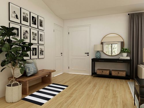 CAINANEL Black and White Striped Outdoor Rug 27.5X 43 inches Front Door Mat Hand-Woven Cotton Indoor/Outdoor for Layered Mats,Welcome Mat, Porch,Farmhouse,Kitchen,Entry Way in Transitional Minimalistic Entryway