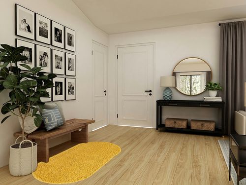 Everyday Shag Rug Yellow 3x5 Oval in Transitional Minimalistic Entryway