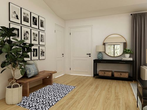 Fluffy Leopard Print Rug 3x5 Feet in Transitional Minimalistic Entryway