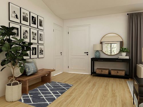 Mainstays Diamond Plush Contemporary Gray Shag Area Rug, 3'x4'8 in Transitional Minimalistic Entryway