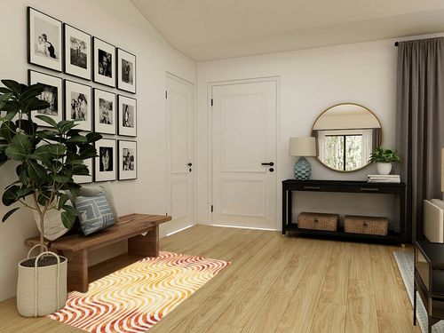 Ivy Bronx Niki Dip Dyed Ivory/Terracotta Area Rug; 3' x 5' in Transitional Minimalistic Entryway