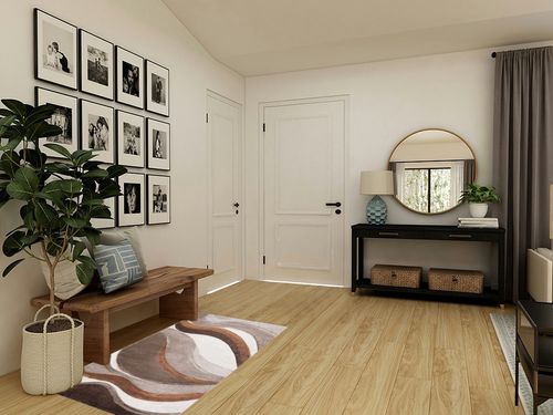 Ducor Abstract Beige/Brown Area Rug Wade Logan Rug Size: Rectangle 2'7" x 5' in Transitional Minimalistic Entryway