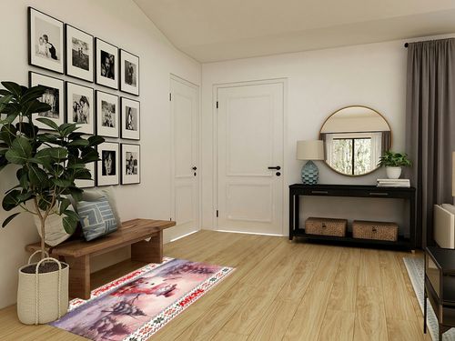 Christmas Snowman Rectangle Shape Large Area Rugs - 2.7 x 5 Feet Pink Xmas Winter Snowflake Geometric - (Non-Woven + Rubber) Low File Floor Mat in Transitional Minimalistic Entryway