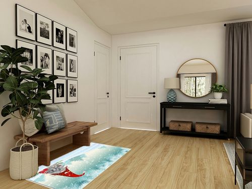 Area Rug 2x3 Feet, Christmas Gnome Tomte in Winter Rug, Rugs for Living Room Decor Bedroom Decor Kids Room, Non-Slip Living Room Rugs, Comrft Carpet Washable Rug in Transitional Minimalistic Entryway