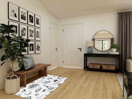 Fluffy Area Rugs 60 x 39 Inches for Women Men, Lightweight Bedroom Living Room Sofa Modern Decoration Carpet Rugs, Non-Slip Girls Playing Mats Black and White Witchcraft Pattern in Transitional Minimalistic Entryway