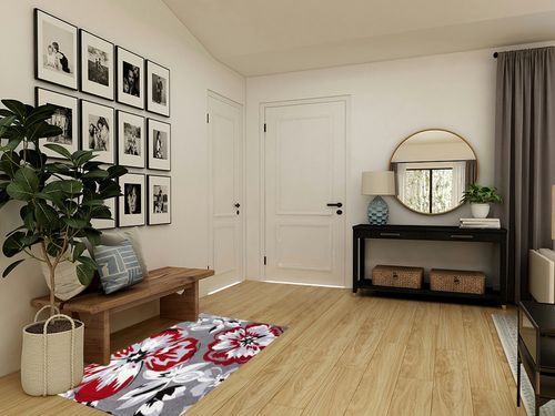 Large Area Rug, Spring Floral Non-Slip Indoor Accent Area Carpet, Red Summer Flower Farmhouse White Grey Fluffy Shaggy Runner Rug for Living Room, Bedroom, Kids Room, 2'7"x 5" in Transitional Minimalistic Entryway