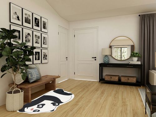 Abeigoi Bathroom Rug Kids Play Mat Bedroom Carpet Animal Play Rug 5Ft Fluffy Panda Washable Floor Mat for Kids Boys Girls Room Cute Nursery Rug Nonslip Cartoon Rug for Home Decor, White/Black 2.6x5Ft in Transitional Minimalistic Entryway