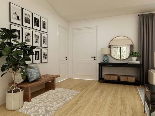 JONATHAN Y SMB119A-3 Nevis Palm Frond Indoor Outdoor Area-Rug Coastal Floral Easy-Cleaning Bedroom Kitchen Backyard Patio Non Shedding, 3 X 5, Brown/Beige in Transitional Minimalistic Entryway