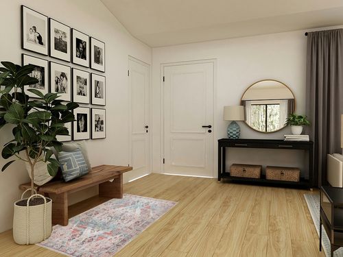 Monolia Machine Washable Area Rugs Perfect for Living Room Rugs,Bathroom Runner, Kitchen Rug, Bedroom Rugs, Entryway Rug, Home Decor, Floor Decoration (3' x 5') in Transitional Minimalistic Entryway