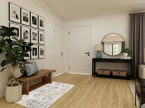 nuLOOM Chastin Modern Abstract Accent Rug, 3x5, Beige in Transitional Minimalistic Entryway