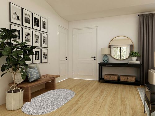 Super Area Rugs Farmhouse Braided Rug Cotton Kitchen Reversible Carpet, Black & White, 3' X 5' Oval in Transitional Minimalistic Entryway