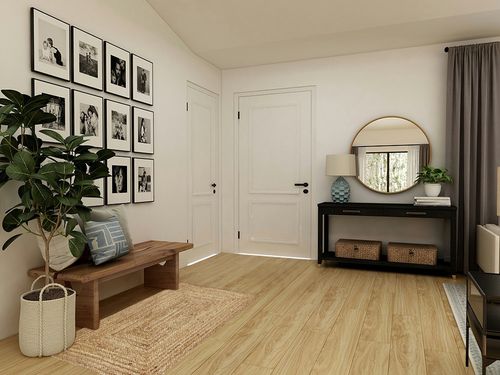 KEMA 3X5 Feet Handwoven Jute Braided Area Rug, Natural Yarn - Rustic Vintage Braided Reversible Rectangular Rug- Eco Friendly Rugs for Bedroom, Kitchen, Living Room, Farmhouse in Transitional Minimalistic Entryway