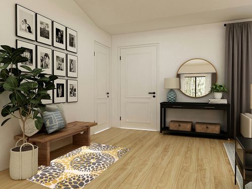 Rugshop Modern Floral Circles Design Easy Cleaning for Living Room,Bedroom,Home Office,Kitchen Non Shedding Area Rug 3'1" x 5' Yellow in Transitional Minimalistic Entryway