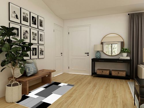 Washable Area Rug 3'x5', White Black and Gray Geometric Pattern Modern Abstract Art Soft Indoor Outdoor Floor Carpet, Non-Slip Ultra-Thin Area Rugs for Living Room/Bedroom/Kitchen Aesthetic Decor in Transitional Minimalistic Entryway