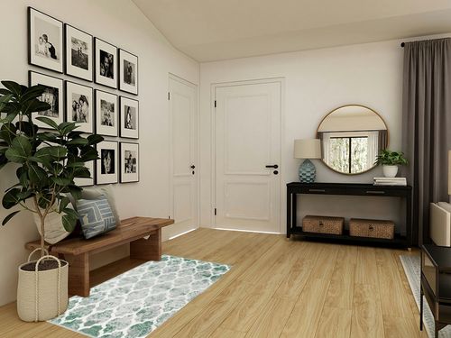 Lahome Moroccan Washable Bedroom Rug - 3 x 5 Rugs for Living Room Ultra-Thin Geometric Trellis Green Rug for Entryway Modern Non-Slip Small Carpet for Bathroom Laundry Kitchen Office,3'x 5' in Transitional Minimalistic Entryway