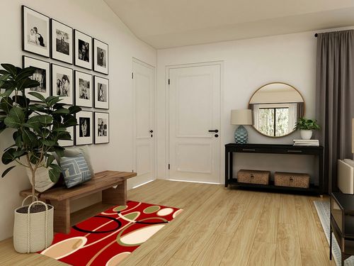 Red Beige Geometric Indoor Outdoor Area Rug, Large Area Rugs for Living Room Bedroom, Modern Round Geometry Abstract Art Non Slip Bathroom Rugs Washable Throw Carpet Floor Mats Runner 3'x5' in Transitional Minimalistic Entryway