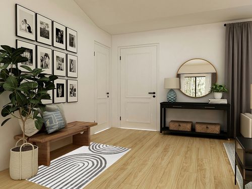 nuLOOM Sena Modern Rainbow Accent Rug, 3x5, Light Grey in Transitional Minimalistic Entryway