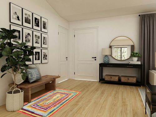 nuLOOM Hargis Labyrinth Accent Rug, 3x5, Multi in Transitional Minimalistic Entryway