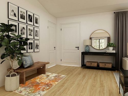 Lahome Modern Abstract Area Rug - 3x5 Soft Rugs for Bedroom Washable Living Room Entryway Rug, Contemporary Non Slip Indoor Accent Carpet for Nursery Office Kitchen Bathroom, Yellow/Gold/Cream in Transitional Minimalistic Entryway