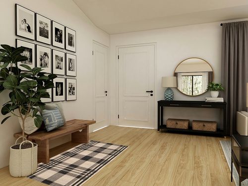 Safavieh Courtyard Collection CY6201 Plaid Indoor/ Outdoor Non-Shedding Stain Resistant Patio Backyard Area Rug, 2'7" x 5', Black / Bone in Transitional Minimalistic Entryway