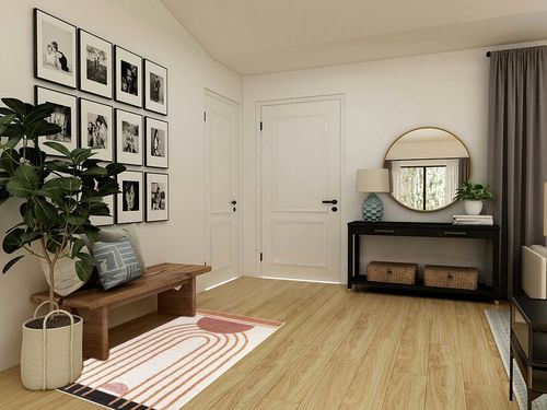 LEEVAN Washable Area Rug 3x5, Durable Bedroom Rug Handmade Entryway Rug Woven Living Room Throw Rug, Farmhouse Nursery Rug Boho Playroom Rug Soft Dining Room Rug Cute Rainbow Rug for Laundry Room in Transitional Minimalistic Entryway