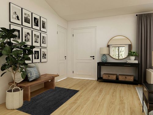 nuLOOM Rigo Hand Woven Farmhouse Jute Accent Rug, 3x5, Black in Transitional Minimalistic Entryway