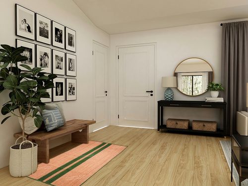 Chouhan Rugs Natural Jute Green Lined Rug Bohemian Rug Decor Rug Handwoven Rug Custom Rug Decorative Rug in Transitional Minimalistic Entryway