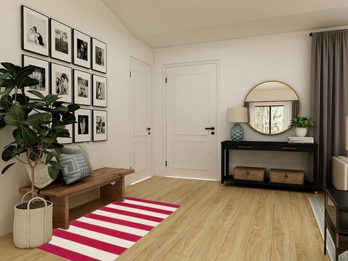 SAFAVIEH Montauk Collection Accent Rug - 3' x 5', Red & Ivory, Handmade Flat Weave Boho Farmhouse Cotton Stripe, Ideal for High Traffic Areas in Entryway, Living Room, Bedroom (MTK712B) in Transitional Minimalistic Entryway