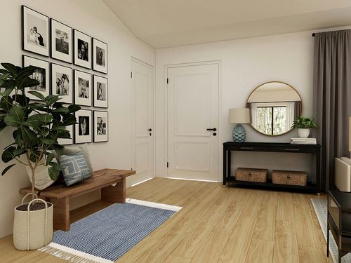 Lahome Boho Bedroom Rug, 3x5 Kitchen Rug Lightweight Rugs for Entryway Living Room Woven Washable Area Rug with Tassels, Farmhouse Navy Blue Throw Rug Non-Shedding Floor Carpet for in Transitional Minimalistic Entryway