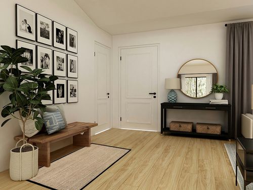 nuLOOM Elijah Farmhouse Seagrass Area Rug, 3' x 5', Black in Transitional Minimalistic Entryway