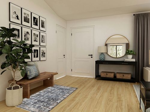 Bloom Rugs Washable Non-Slip 3' x 5' Rug - Black/Brown Traditional Area Rug for Living Room, Bedroom, Dining Room, and Kitchen - Exact Size: 3' x 5' in Transitional Minimalistic Entryway