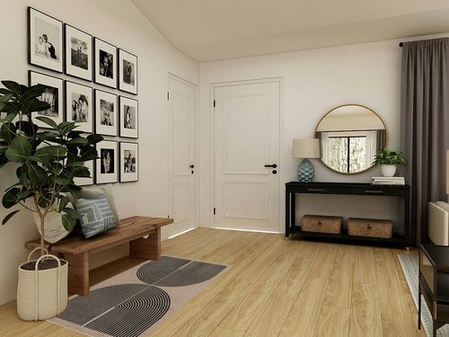 Lahome Modern Rainbow Easy Jute Rug, 3x5 Patio Rugs Washable Rugs for Entryway Farmhouse Black Area Rug, Non Slip Indoor Door Mat Contemporary Outdoor Porch Rug for Laundry Guestroom Room Decor in Transitional Minimalistic Entryway