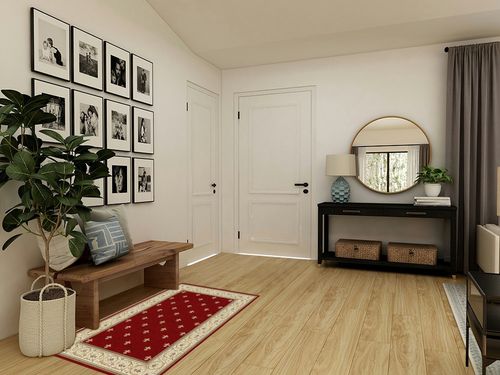 Well Woven Apollo Flatwoven Fleur De Lis Red 3'3" x 5' Area Rug in Transitional Minimalistic Entryway