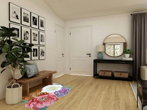 Modern Floral Area Rug 3x5 Sage Red Distressed Living Room Carpet Premium Soft Small Bathmat Machine Washable Dining Kitchen Runner Rugs Multi Home Office Doormat in Transitional Minimalistic Entryway