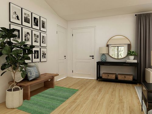 Addison Rugs Chantille ACN527 Green 3' x 5 Indoor Outdoor Area Rug, Stain Resistant, Machine Washable, Non Shedding, Bedroom, Living Room, Dining Room, Kitchen Rug in Transitional Minimalistic Entryway