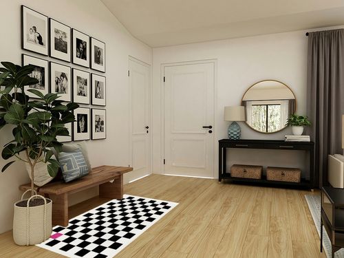Wonnitar Modern Checkered 3x5 Area Rug,Washable Black and White Entry Rug Geometric Plaid Living Room Throw Mat,Non-Slip Soft Low Pile Checkerboard Bedside Carpet for Dorm Closet Dining Room in Transitional Minimalistic Entryway