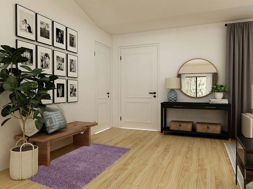 SAFAVIEH Laguna Shag Collection Accent Rug - 3' x 5', Purple, Solid Design, Non-Shedding & Easy Care, 2-inch Thick Ideal for High Traffic Areas in Entryway, Living Room, Bedroom (SGL303P) in Transitional Minimalistic Entryway