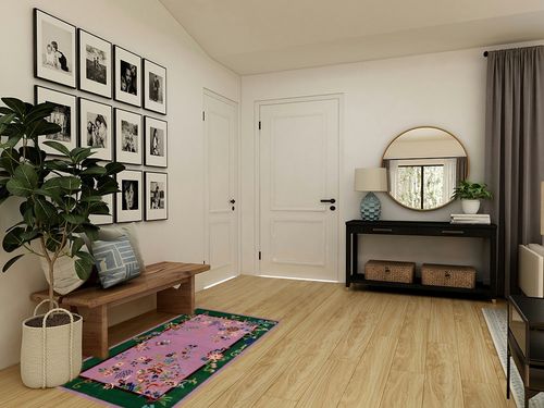 SAFAVIEH Metro Collection Area Rug - 3' x 5', Purple & Green, Floral Design, Handmade Wool, Ideal for The Living Room, Bedroom, Dining Room (MET725V-3) in Transitional Minimalistic Entryway