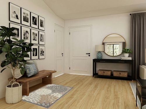 Nourison Aloha Indoor/Outdoor Natural 2'8" x 4' Area-Rug, Tropical, Botanical, Easy-Cleaning, Non Shedding, Bed Room, Living Room, Dining Room, Deck, Backyard, Patio (3x4) in Transitional Minimalistic Entryway