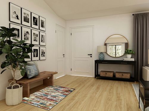 Brumlow Mills Rustic Abstract Bohemian Contemporary Colorful Print Pattern Area Rug for Living Room Decor, Dining, Kitchen , Bedroom or Entryway, 30" x 46", Earthtones in Transitional Minimalistic Entryway