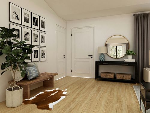 BENRON Cowhide Rug 3x4ft Area Rug Ultra-Thin Cow Hide Rug Skid Proof Cow Print Rugs for Bedroom Carpets Table Topper Wall Decor Cute Animal Rug Western Industry Style,Khaki Brown in Transitional Minimalistic Entryway