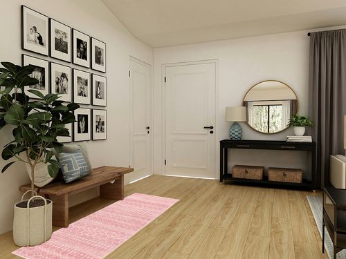 nuLOOM Moroccan Blythe Runner Rug, 2' 6" x 6', Pink in Transitional Minimalistic Entryway