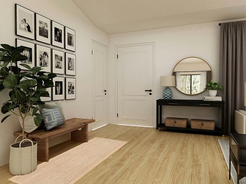 ‎Beige ‎Farmhouse ‎Non Slip ‎Kitchen, Bedroom, Living Room, Hallway, Dining Room ‎Area Rug in Transitional Minimalistic Entryway