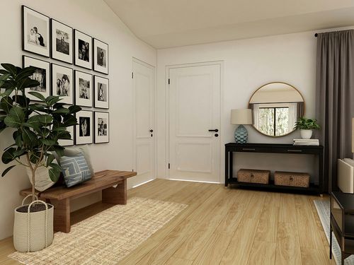 SAFAVIEH Natural Fiber Collection Runner Rug - 2'6" x 6', Natural, Handmade Chunky Textured Jute 0.75-inch Thick, Ideal for High Traffic Areas in Living Room, Bedroom (NF447A) in Transitional Minimalistic Entryway