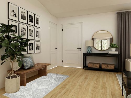 MaxRugrs Kitchen Rug Runner for Hallways 2'6"x6' No Crease Machine Washable Stain Resistant Non Skid Rubber Backing Mat-Bedroom & Laundry - Vintage Floor Carpet Family & Pet Friendly in Transitional Minimalistic Entryway