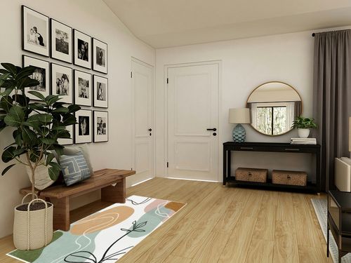 Wonnitar Mid Century 4x6 Rug,Washable Boho Area Rug for Living Room,Large Non-Slip Modern Abstract Art Nursery Accent Mat,Non-Shedding Soft Bedroom Carpet for Bathroom Entry Closet,Pink/Green in Transitional Minimalistic Entryway