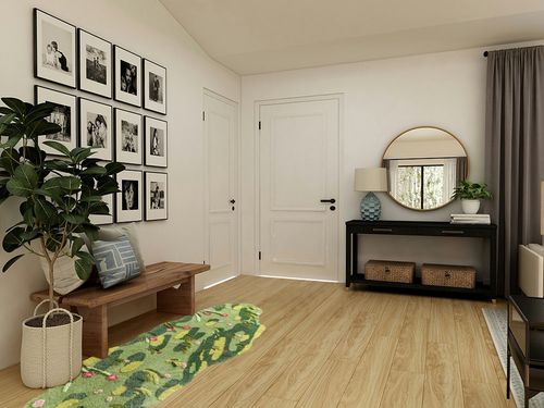 AHAFONE Moss Rug 3D Stereo for Living Room Mountains River Flowers Grass Moss Rug for Bedroom Aesthetic Décor Anti-Slip Modern Rugs in Transitional Minimalistic Entryway